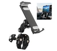Leenconghui Soporte de aleación de aluminio para tablet de yugo de avión para casco de barco, abrazadera ajustable de 360° para iPad Pro 13/12.9/11, Air/Mini, Galaxy Tab, iPhone, dispositivos de 4 a