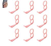 Leeneen 10 soportes para teléfono de dedo, jugar con teléfonos móviles no es cansado, soporte de correa de agarre de dedo para mano, soporte de mano para teléfono de escritorio.