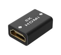 LEENUE Acoplador HDMI 8K, Adaptador HDMI 2.1 Hembra a Hembra, Conector HDMI, Compatible con 3D 8K @60Hz/4K @120Hz UHD HDR eARC para Laptop, HDTV, PC, Monitor, Cine, Paquete de 2