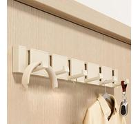 Leeonway Perchero De Pared Plegable,Perchero De Montaje En Pared,Perchero Colgante para Entrada,Cabide Parede con Gancho Plegable,Minimalista,Metal,para Cocina,BañO Y Dormitorio