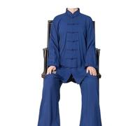 Leeonway Traje De Artes Marciales para Hombres,Tang Traje De Artes Marciales Kung Fu,Traje Hombre De Tai-Chi,CóModo Y Transpirable,Adecuado para Tai-Chi,Kung Fu Y Ocio