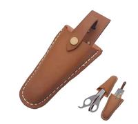 LEEQ Funda de Cuero para Podadora - Funda para Podadora de Jardín,Soporte para Alicates de Poda,Funda de Tijera de Jardinería,Herramientas de Jardín para Tijeras de Podar,Tijeras,1pcs