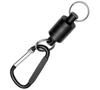 LEEQ Hebilla Magnética de Pesca - Imán de Pesca con Mosca Clip de Cordón para Colgar Soporte, para Liberación Instalación y Extracción Rápidas, para Conectar al Llavero de la Bolsa del Cinturón