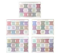 LEEQ Pestañas bíblicas laminadas - 75 pestañas para católicas y Otras biblias, Suministros de Diario bíblico, Regalo Cristiano, 66 pestañas Viejo y Nuevo testamento, 9 pestañas en Blanco