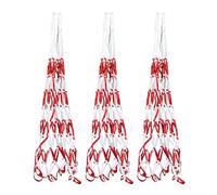 LEEQBCR 3 PCS Red para Pelotas, Bolso de Malla de Fútbol, Bolso de Baloncesto Gran Capacidad, Bolso de Voleibol Portátil, Red de Almacenamiento para Balones, Red Transporte de Pelotas, 5-10 Bolas