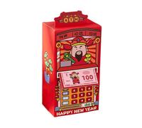 LeeQinersw 11 Piezas Sobres Rojos año Chino 2025 Caballo Creativos Hongbao Dinero Paquete Regalo Forma Cajero Automático Material Papel Adecuado para Celeb, Dios de La Fortuna