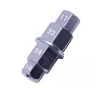 LeeQinersw 2 Piezas Adaptador de Eje Hexagonal Motocicleta Herramienta Desmontaje Husillo Delantero Llave Spindle Driver Profesional Metal Resistente Juego Múlti, 5 piezas
