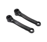 LeeQinersw 2 Piezas Bike Crank Arm Elementos de Aluminio Ligero para Bicicletas Ajuste Control de Cadena Eficiente Mejora en Rendimiento Adecuado para a, 127 Brazo de manivela