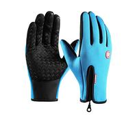 LeeQinersw 2 Piezas Guantes Invierno Guantes Pantalla Táctil Antideslizantes Impermeables Forro Aterciopelado Poliéster Resistencia Al Viento Útiles para