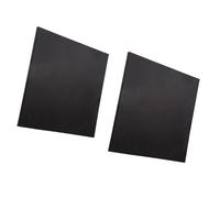 LeeQinersw 2 Piezas Lienzo Negro Tablero de Pintura Bastidor de Madera Tela de Algodón con Revestimiento Avanzado Adecuado para Artistas Proyectos de Arte Decora, 40x40cm