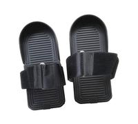 LeeQinersw 2 Piezas Pedales de Máquina de Remo Elementos para Entrenadora Superficie Texturizada Funcionalidad Ligera Fácil Montaje Adecuados para Ejercicio