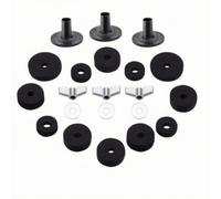 LeeQinersw 21 Piezas Kit Montaje Platillos con Almohadillas Fieltro Estables Fieltros Platillo Fácil Instalación para s, Estilo B