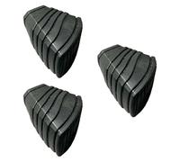 LeeQinersw 3 Piezas Pies de Batería Accesorios de Soporte Tapas de Goma para Reemplazo Absorción de Golpes Adecuado para Escuelas Escenarios, Style C
