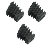 LeeQinersw 3 Piezas Pies de Batería Accesorios de Soporte Tapas de Goma para Reemplazo Absorción de Golpes Adecuado para Escuelas Escenarios, Style B