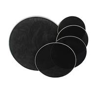 LeeQinersw 5 Piezas Parche Bombo Parche Redondo Doble Capa Malla Silencioso Percusión Accesorio Reduce Volumen Adecuado para Práctica Principiantes Prof, 10 12 14 16 20 pulgadas