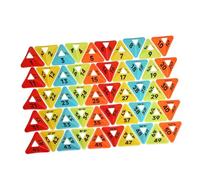 LeeQinersw 50 Conos Triangulares de Fútbol para Agilidad Y Fútbol en Canchas Deportivas.