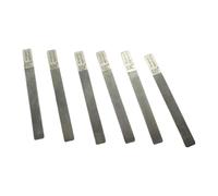 LeeQinersw 6 Piezas Lima para Cejuela de Guitarra Ranurada para Cuerdas de Archivo Juego de Herramientas de Reparación Luthier Acero Inoxidable Adecuado para, Acústica 12 a 53