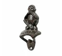 LeeQinersw Abrebotellas Vintage de Pared Abrebotellas Colgante Abridor Murale Abridor de Cerveza de Hierro Fundido con Diseño Rústico para Decoración Adecuado, 8623 Monkey Speak No