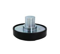 LeeQinersw Almohadilla Soporte Acero con Poste Central Compacto Pad Elevación con Base Acolchada Negra Antideslizante Almohadilla Elevadora Coche, Estilo C