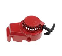 LeeQinersw Arranque de Arrancador de Retroceso Arrancador Manual Conjunto de Arranque para 49cc Diseño Práctico con Manija Plástica Repuesto Confiable y, rojo
