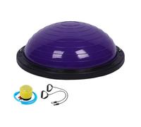 LeeQinersw Balance Ball Hemisférico de Entrenamiento Pelota Fitness Pilates Anti Resbalones Material PVC Y PP Robusto Adecuado para Rutinas Deportivas de, PÚRPURA