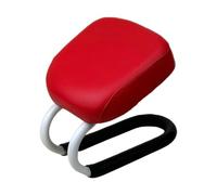 LeeQinersw Banco de Meditación de Rodillas Asiento Plegable Taburete de Postura Banco Confortable Espuma con Marco Metálico Resistente Adecuado para Adultos, Rojo