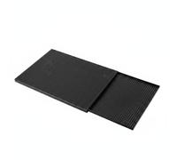 LeeQinersw Bandeja para Hornear Comercial con Superficie Perforada y Soporte Anti- Fabricación en Aluminio Anodizado para Resistencia al Uso Adecuada para Tartas, 35x25cm, Película Dura
