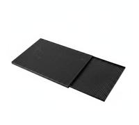 LeeQinersw Bandeja para Hornear Comercial con Superficie Perforada y Soporte Anti- Fabricación en Aluminio Anodizado para Resistencia al Uso Adecuada para Tartas, 40x30cm, Película Dura