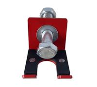 LeeQinersw Barbell Soporte Vertical para Barra Accesorio para Rack de Sentadillas con Montaje Seguro Colgador Resistente Hecho en Acero Y Goma Adecuado para, Rojo