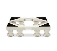 LeeQinersw Base para Lavavajillas Soporte Ajustable , Largo 44-62cm Ancho 30-40cm , Ocho Pies Engrosados Y Elevados 10-13cm