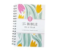 LeeQinersw Biblia 52 Semanas Planificador de Estudio Bíblico Cuaderno Espiral Libro de Reflexión Material Papel Resistente Función de Inspiración Adecuado para M, A4 21x28 Cm