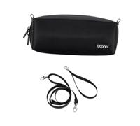 LeeQinersw Bolsa para cortadora de cabello, bolsa de almacenamiento para herramientas de aseo, protectora con correa de hombro ajustable, múltiples, Negro