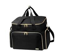 LeeQinersw Bolsa para guardar de uñas, estuche para transportar de uñas, caja de doble capa para kit de manicura