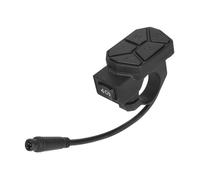 LeeQinersw Botón de Control para Bicicleta Eléctrica Impermeable Interruptor con Siete Funciones para Luz y Mando Compacto con Ensamblaje