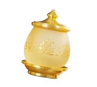 LeeQinersw Buddha Vaso de Agua Decorativo Copa de para Altar Adorno Escultura de Figura Suministro Versátil en Aleación y Vidriado para Hogar, Style a, Individual