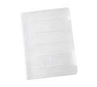 LeeQinersw Caja de Almacenamiento para Uñas Postizas Estuche Transparente Vacío para Exhibir Uñas Falsas Diseño de Doble Lado Material PP Protección Contra Daños, Pequeño