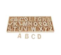 LeeQinersw Caja Didáctica de Alfabeto con Materiales para Aprender Ortografía Manualidades Juguete de Enseñanza Actividad Interactiva Ad, 3.3 Cm X 2.5 Cm