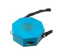 LeeQinersw Cajón Portátil de Madera Tambor de Mano Percusión Instrumento Musical con Estructura Ligera Y Sonido Natural Adecuado para Estudios Viajes Reuniones S, Octágono Azul