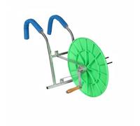 LeeQinersw Carrete de con Ruedas Carro Enrollador Devanador Bobinador con Manual de Arrollado Estable y Correa Ergonómica Estructura Robusta Adecuado para, Green, style to 2