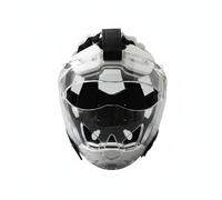 LeeQinersw Casco de Taekwondo y Karate Protector de Cabeza Transparente Que Protege el Rostro Interior Amortiguador Ajuste a Medida con Correas Materiales NBR PU