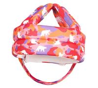 LeeQinersw Casco Protector para Bebé Protector de Cabeza para Niños Gorra de Seguridad Sombrero Acolchado de Malla Suave Y Esponja Gruesa Adecuado para Infantes, Rojo Púrpura Naranja