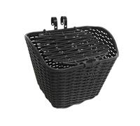 LeeQinersw Cesta para Bicicleta Cesta Delantera Desmontable Bicicleta Montaña con Tapa Diseño Material PP Adecuada para Adultos Transporte Objet, Negro