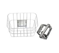 LeeQinersw Cesta para Bicicleta Ligera con Fácil de Instalar Organizador de Carga Portaequipaje Estable Transportador de Animales Pequeños Adecuada para, Aleación de Aluminio, Sin Mango