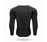 LeeQinersw Chaqueta Protectora de Esquí con Placas Moldeadas Camiseta Acolchada Deportiva Capa Interior CE Diseño Ajustado con Dobladillo Alto Adecuada para , M