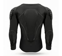 LeeQinersw Chaqueta Protectora de Esquí con Placas Moldeadas Camiseta Acolchada Deportiva Capa Interior CE Diseño Ajustado con Dobladillo Alto Adecuada para , L