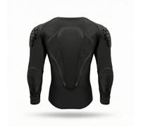 LeeQinersw Chaqueta Protectora de Esquí con Placas Moldeadas Camiseta Acolchada Deportiva Capa Interior CE Diseño Ajustado con Dobladillo Alto Adecuada para , S