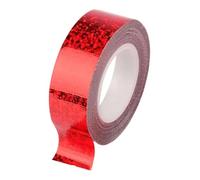 LeeQinersw Cinta para Aros de Gimnasia Rítmica Tira Decorativa Brillante Resistente para Proteger Y Embellecer Aros Manualidades Creativas Proyectos Infantiles a, Rojo