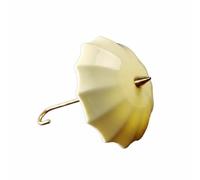 LeeQinersw Colador de Té de Cerámica Colador Filtro Utensilio con Diseño Creativo Tipo y Agarre Firme Hojas y Permite una Infusión Fluida Adecuado para Casa Tertulias, Amarillo, Amarillo