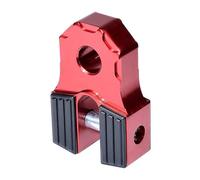 LeeQinersw Conector de Winch Shackle para Montaje Gancho Plano Gancho de Remolque para Vehículo Gancho de Montaje de Aluminio Conector Automotriz de Gancho con, Rojo