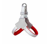 LeeQinersw Correa Extensible para Mascotas con Cordón de Poliéster Probado Más de Cien Mil Veces Retráctil de y Mango Inclinado Cómodo Adecuada para Actividades, Red, XL